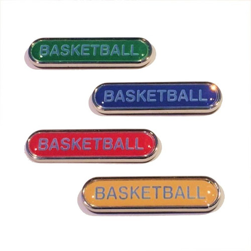 BASKETBALL- BAR Lapel Badge