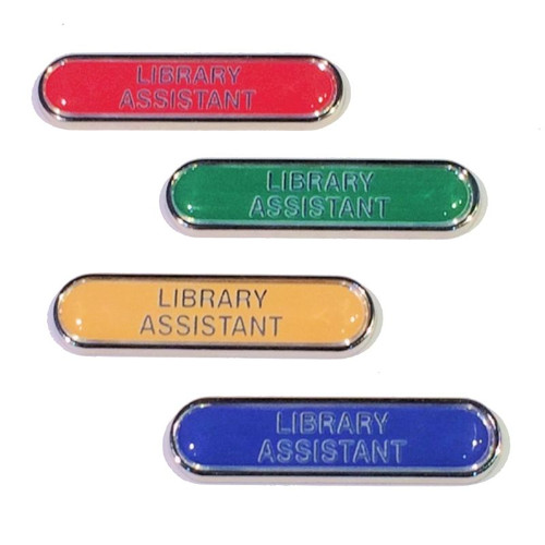 LIBRARY ASSISTANT - BAR Lapel Badge