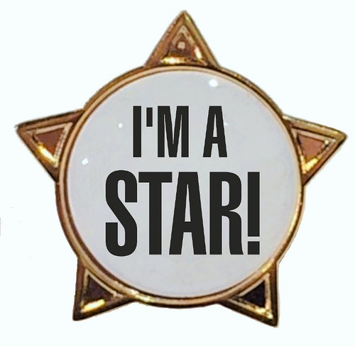I'M A STAR - STAR Lapel Badge