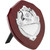 10cm  Wood Shield Chrome Front TRS4
