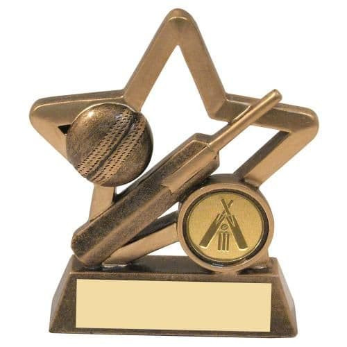 Cricket Bat & Ball Trophy RF412