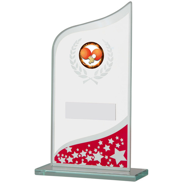 Glass Award GE153 Red