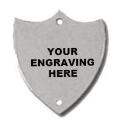 40mm High Chrome (Flat) ENGRAVED