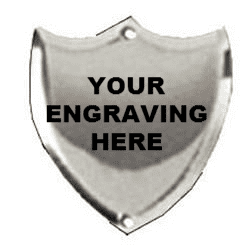 27mm High Silver (Bevelled) S1 ENGRAVED