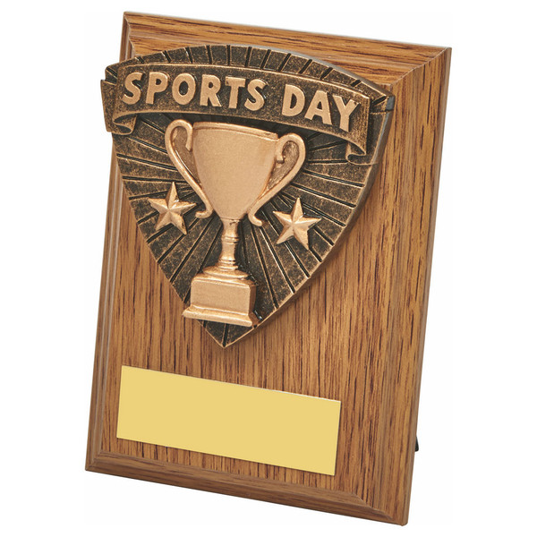 Sports Day Wood Trophy 1303