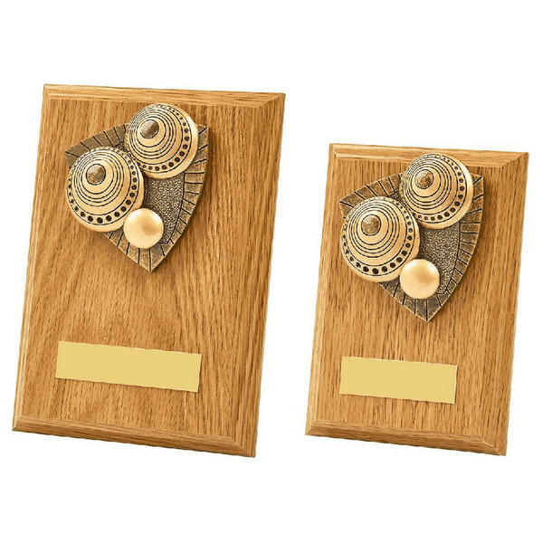 Lawn Bowl  Wood Trophy 1090