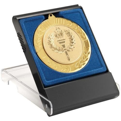 Medal Box MB11B Blue 50/60/70mm Recess