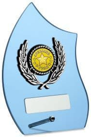 Glass Award D771 Blue