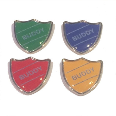 BUDDY - SHIELD Lapel Badge - Awards Engraving