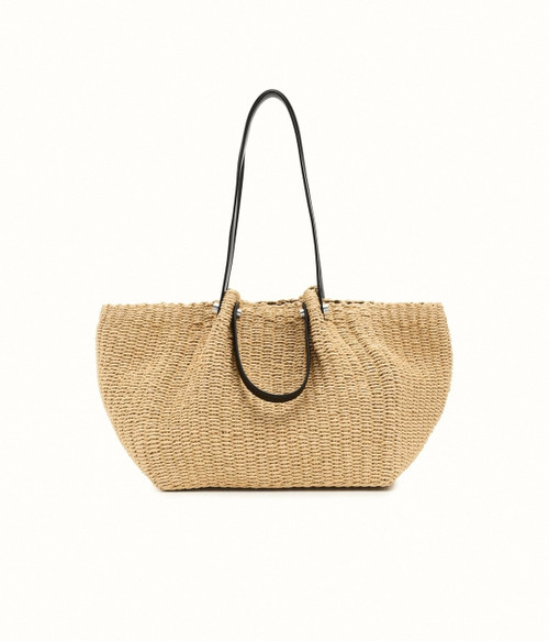Mini Straw Tote Bag
