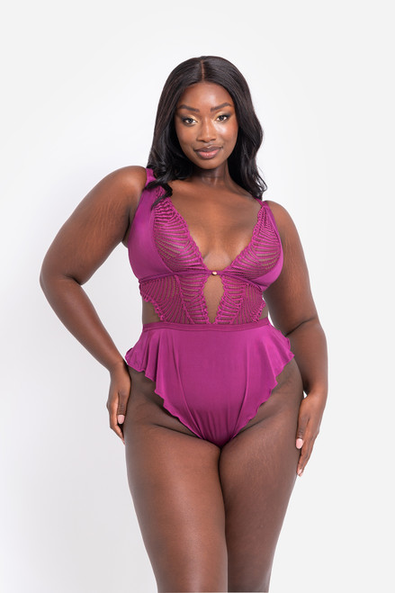 After Hours Teddy in orchid front view