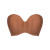 Luxe strapless by Curvy Kate, front, caramel