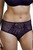 Emma high waist panties front view Vine purple