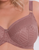 Wonderfully Vibe Full Cup Bra in Dusky Rose front view closer