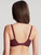 Serene Full Cup Bra in dark cherry back view with classic straps