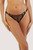 Pippa Deco Embroidered Caged Brief in black front view