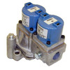 Lincoln 369263 Gas Valve, Basotrol, Natural Gas, Baso Dual Gas Valve
This valve comes with three terminals on each head.  The two vertical tabs are to be used the single horizontal tab is not used.
25Vac
  1/2" NPT gas inlet and outlet
 
Replacement for:
 
Lincoln:
LIN369263
LIN369529
LIN369554
LIN369555
LINPD13111