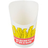 Paper Scoop Cup with Fry Design - 1000/Case-Medium 5.5 oz. 