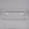 Camwear 18" x 26" x 3 1/2" Clear Polycarbonate Food Storage Box-Cambro 18263CW135 