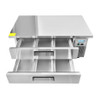 60" 2-Drawer Refrigerated Chef Base with Extended Top 