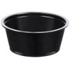 Plastic Souffle Cup / Portion Cup - 100/Pack-3.25 oz. Black 