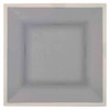 Graham 12" Square Gray Melamine Plate with Ivory Edge-Thunder Group SD3212H 