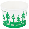 Compostable and Biodegradable Paper Soup / Hot Food Cup with Tree Design - 500/Case-Eco 16 oz. 