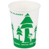 Compostable and Biodegradable Paper Soup / Hot Food Cup with Tree Design - 500/Case-Eco 32 oz. 