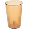 Pebbled Plastic Tumbler - 12/Pack-8 oz. Amber 