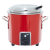 Red Finish Retro 7 Qt. Stock Pot Kettle Rethermalizer - 120V, 1450W-Vollrath 7217755 