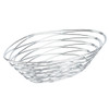 Chrome Oval Birdnest Basket - 9" x 6" x 3"-American Metalcraft FRUC16 