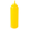 Wide Mouth Squeeze Bottle - 6/Pack-32 oz. Yellow 