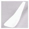 5" Tiny Tensils Disposable White Plastic Spoon - 10/Pack-white