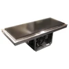 Product Information

Drop-In Frost Top, stainless steel & granite, thermal mastic heat transfer compound, 1.5" deep trough around perimeter with 3/4" stainless steel drain, on/off switch, self-contained refrigeration 404A refrigerant, 1/2 hp, (72-3/8" x 25" cutout required), cUL, NSF, UL