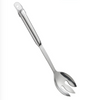 Stainless Steel Handle Notched Salad Serving Spoon