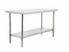 30" x 60" All Stainless Steel Worktable