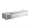 BUY | SHOP | 47" Refrigerated Topping Rail with Stainless Steel Cover, 4-Pan Capacity - 46658