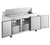 BUY | SHOP | 70”, 3, Door, Refrigerated, Prep, Table, SANDWICH, 50048, SCL3, 178sspt71hc, MSF8304