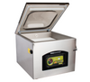 The VACMASTER® VP320 Chamber Machine
is our most conventional and reliable tabletop
vacuum packaging machine. Designed to
meet the demand of medium to high volume
commercial and food service operations, this
unit features a full 16” seal bar and a spacious
stainless steel chamber — large enough to handle
a 16” x 20” pouch. Seal bars are easy to remove,
requiring no tools, which makes cleaning and
maintenance simple and fast!