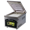 The VacMaster vacuum packer features a 1/5 hp oil pump (3 oz. bottle of oil included) and a 10" wide double seal wire for optimum results and long-lasting use. This unit ships with (20) 6" x 8" bags, (20) 8" x 12" bags, and (20) 10" x 13" bags that are microwave safe, boil safe, freezer safe and perfect for sous vide cooking! Additionally, you will receive 2 filler plates to help save time when sealing smaller batches. It's easy to use and clean too, thanks to its crystal clear digital display and stainless steel construction. The smoky-clear lid makes it easy to see and monitor the vacuum process. This unit works best with soups, stews, and marinades, and can keep game meat and fish fresh over a long period of time. By storing meats scent-free, users can preserve their favorite dishes and help eliminate waste of bulk quantities of foods.
