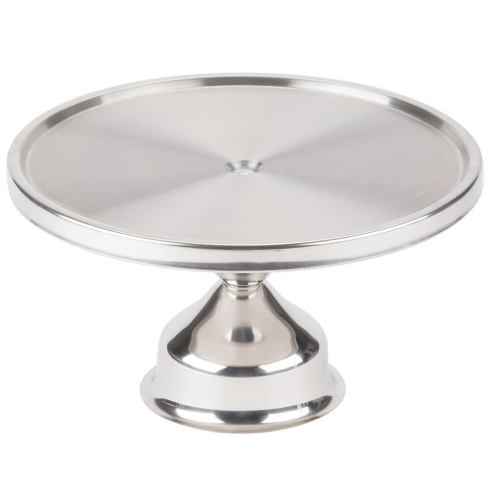  Browne 12" Stainless Steel Cake Stand 57125 