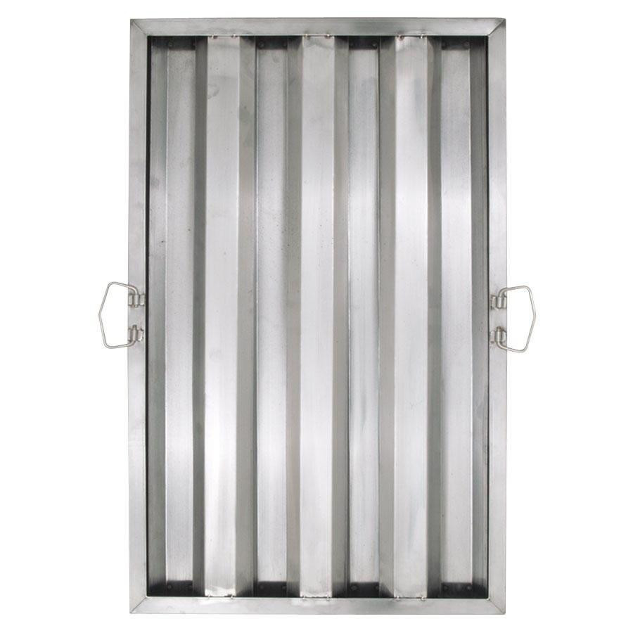 25"(H) x 16"(W) x 2"(T) Stainless Steel Hood Filter