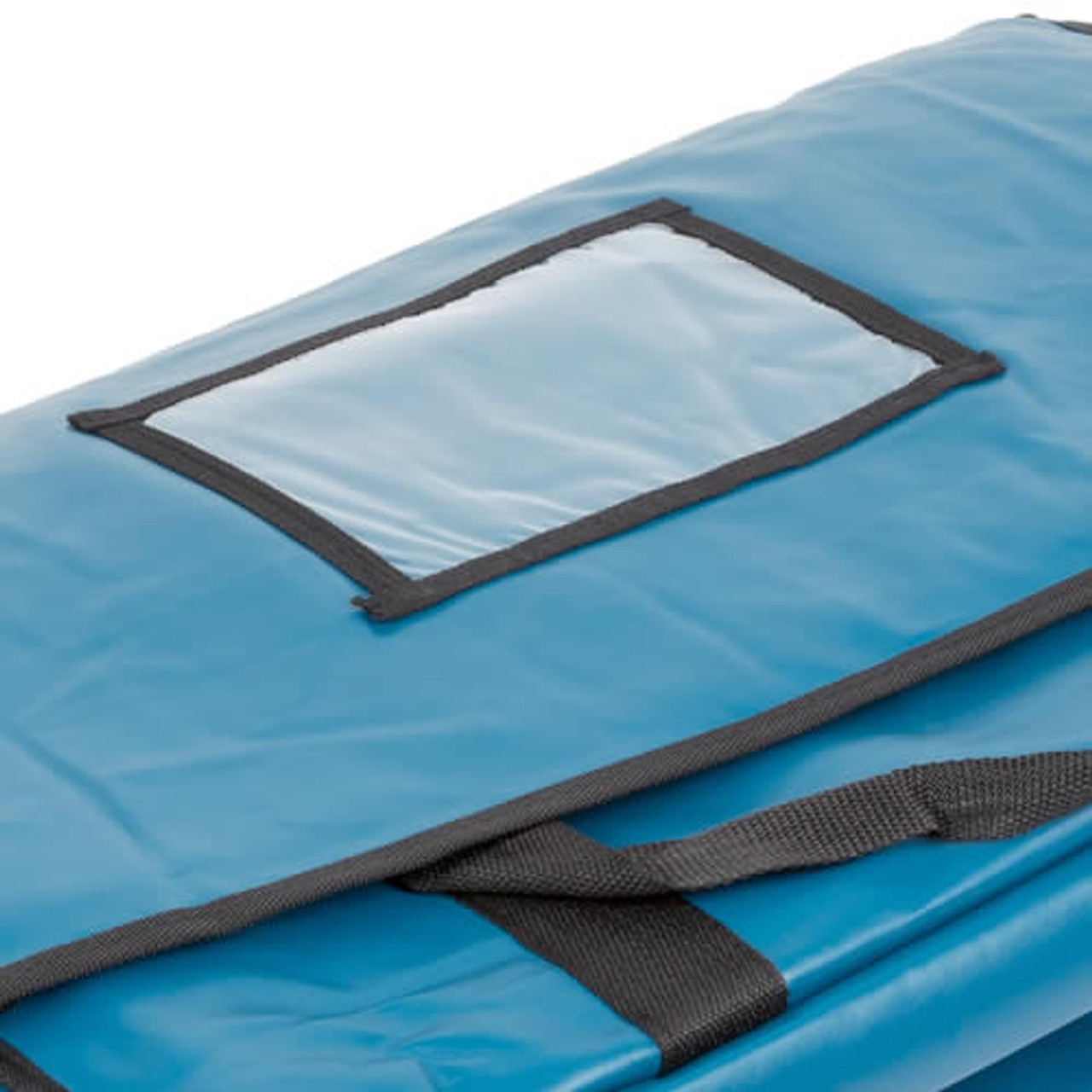 Food Pan Carrier-Blue Insulated Vinyl 