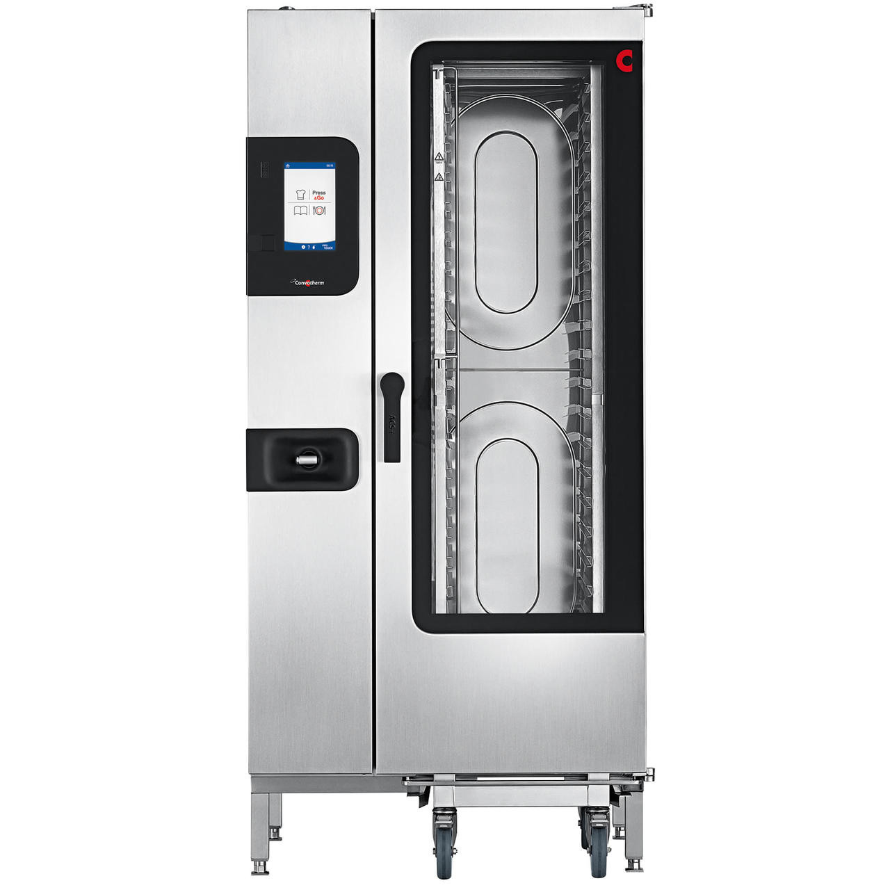 Half Size Roll-In Boilerless Gas Combi Oven with easyTouch Controls - 136,500 BTU-Cleveland Convotherm C4ET20.10GS 