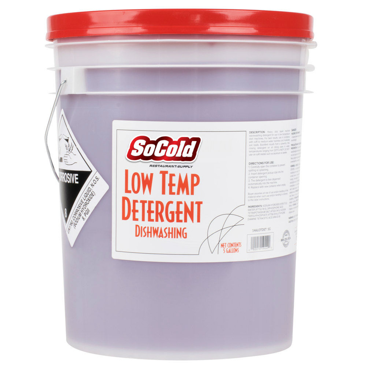 Low Temperature Dish Washing Machine Detergent 5 Gallon