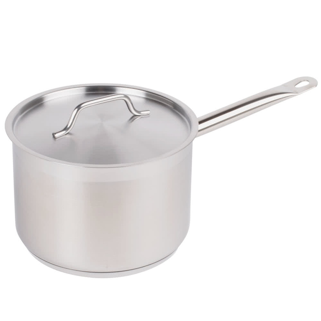 Vigor SS3 Series 4.5 Qt. Tri-Ply Stainless Steel Sauce Pan with Cover