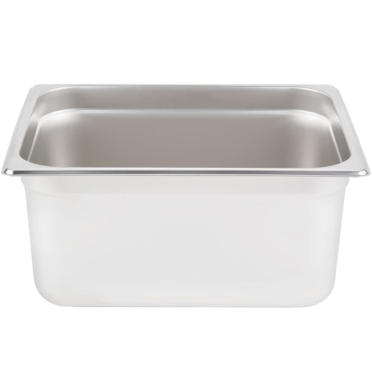 Standard Weight Anti-Jam Stainless Steel Steam Table / Hotel Pan - 6" Deep-1/2 Size 