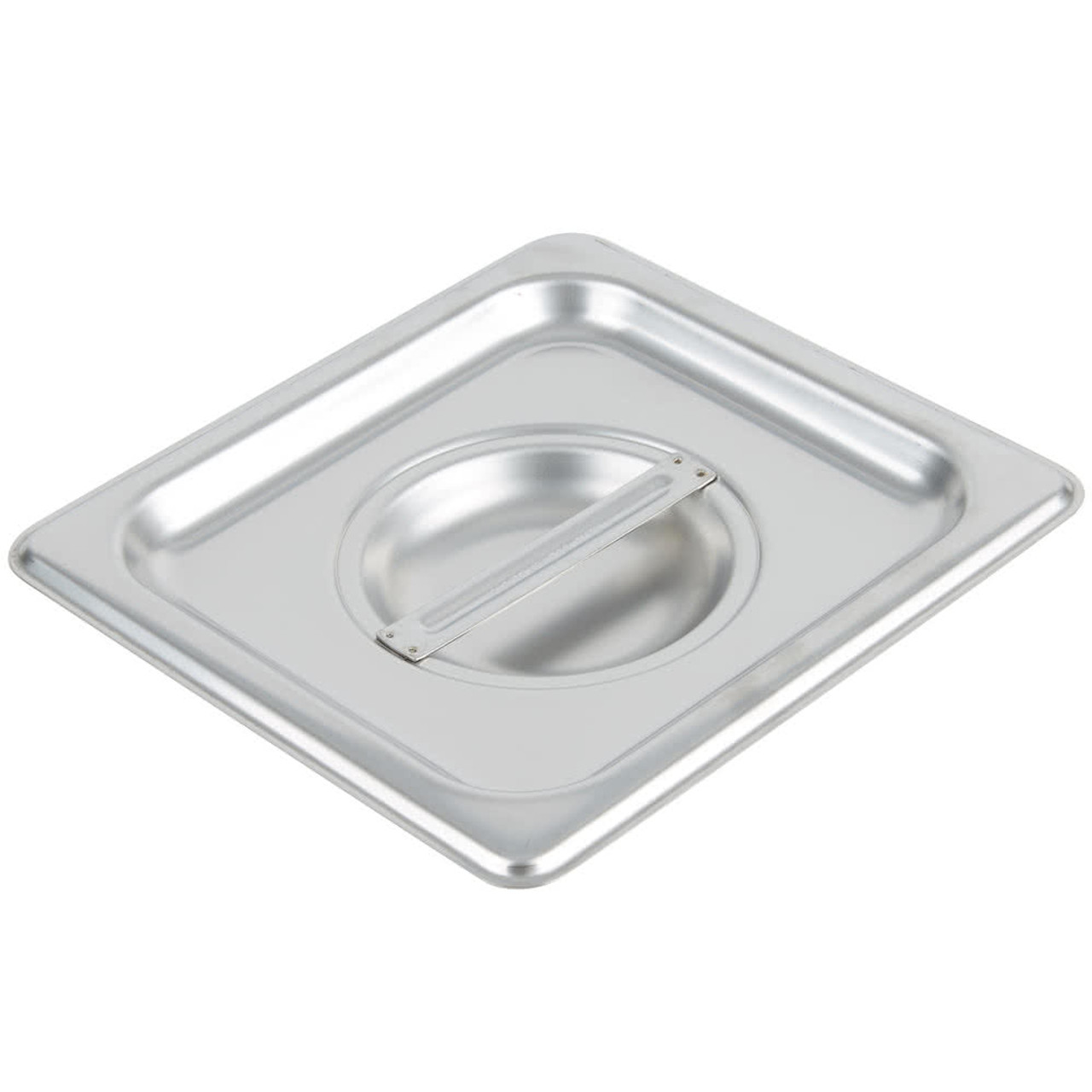 Stainless Steel Solid Steam Table / Hotel Pan Cover-1/6 Size 