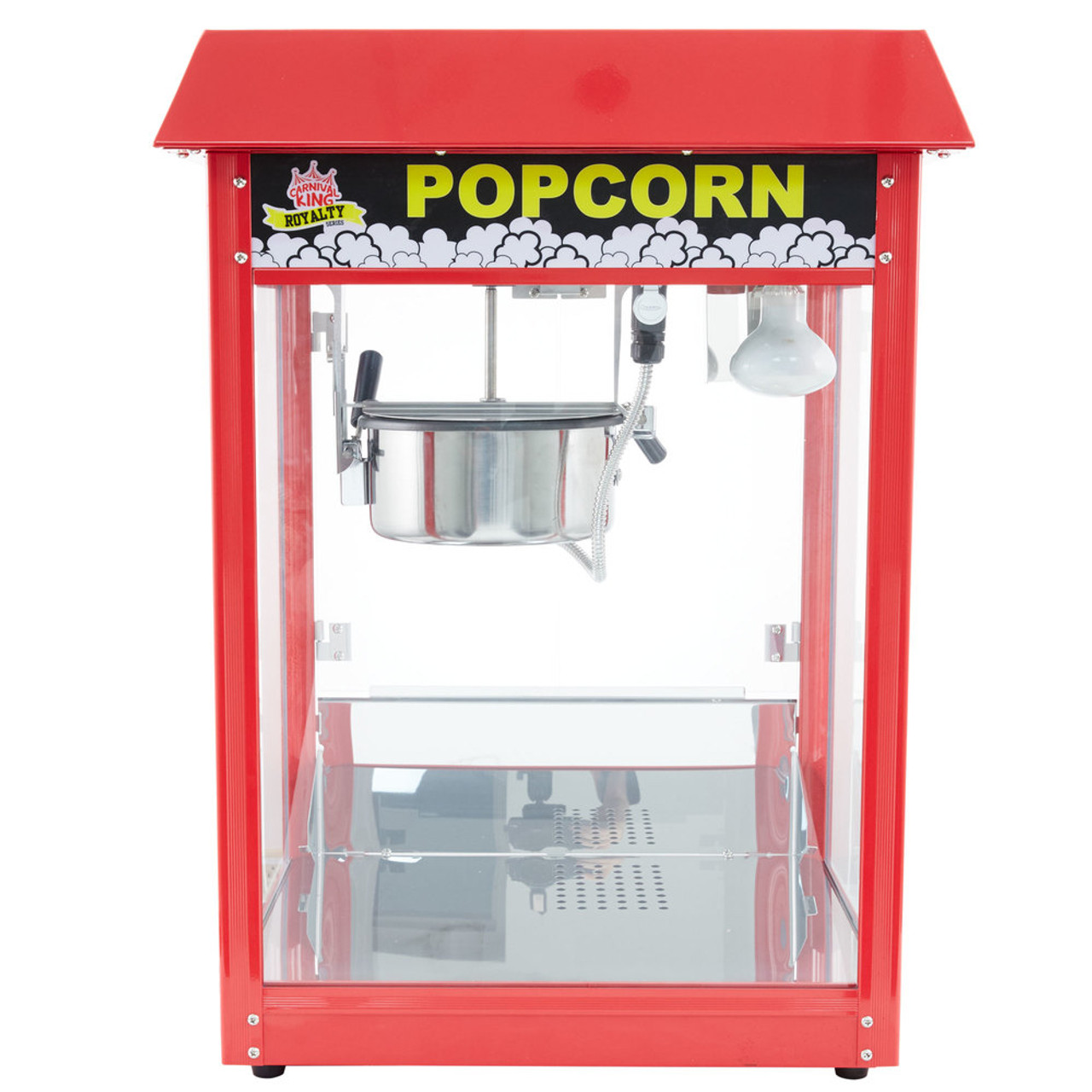 Carnival King Popcorn Popper Kit with 8 oz. Popper and Cart - 120V, 850W