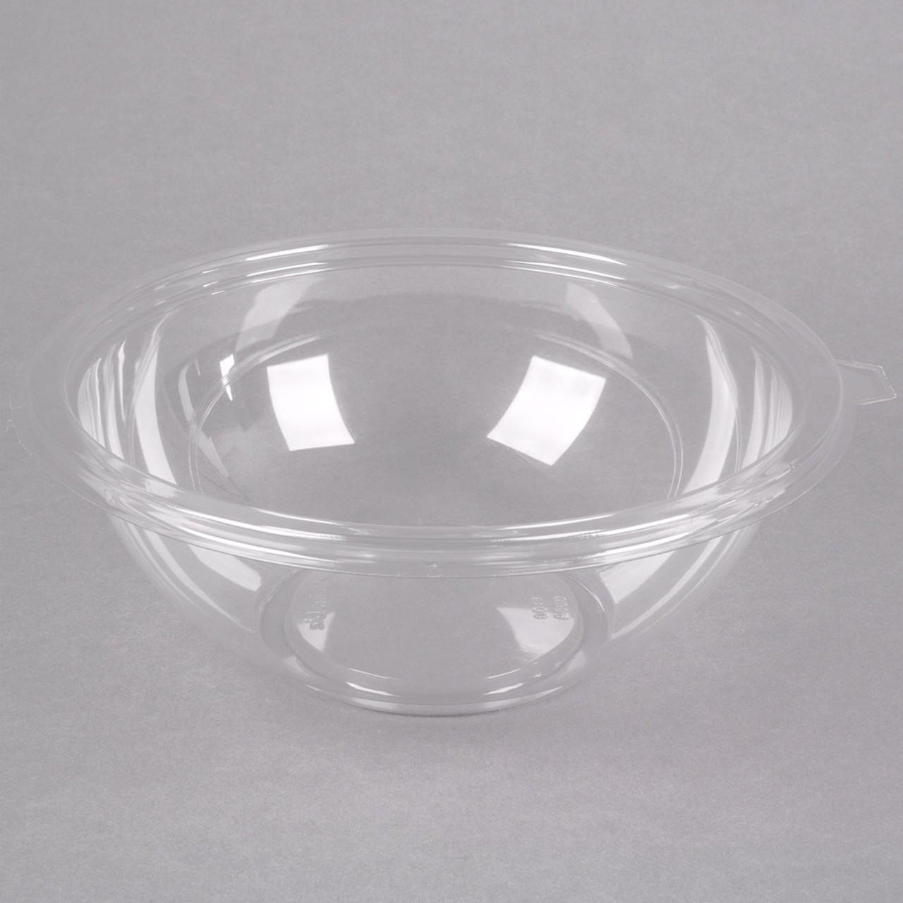 Super Bowl 80 oz. Clear PET Plastic Bowl - 25/Case
